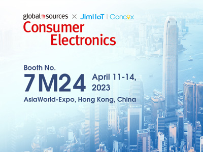 Global Sources Consumer Electronics HONG KONG 2023 is here!Don't forget to visit our booth No. 7M24! - Jimi IoT