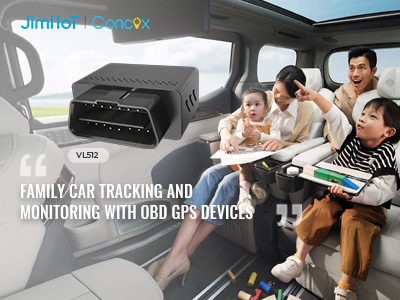 Enhance family car safety with Jimi IoT's VL512 OBD GPS Tracker. Monitor location, driving behavior, and vehicle health in real-time.