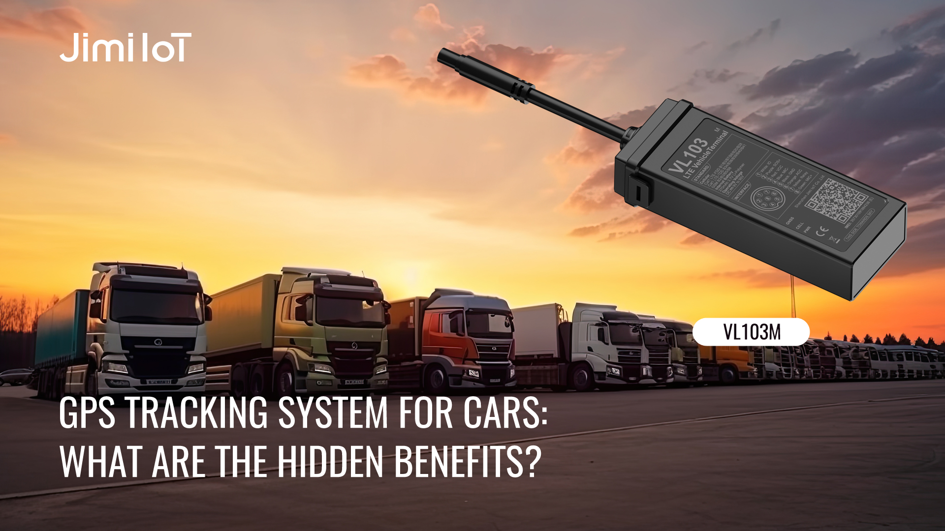 Discover the hidden benefits of vehicle GPS tracking system with the VL103M 4G Multifunctional Vehicle Tracker by JimiIoT.