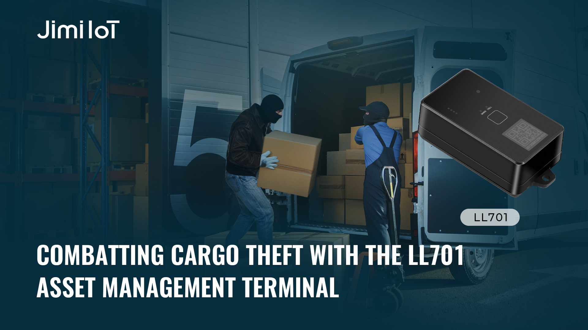 Combat the surge in cargo theft with the LL701 Asset Management Terminal by Jimi IoT. Discover how advanced tracking, long standby time,