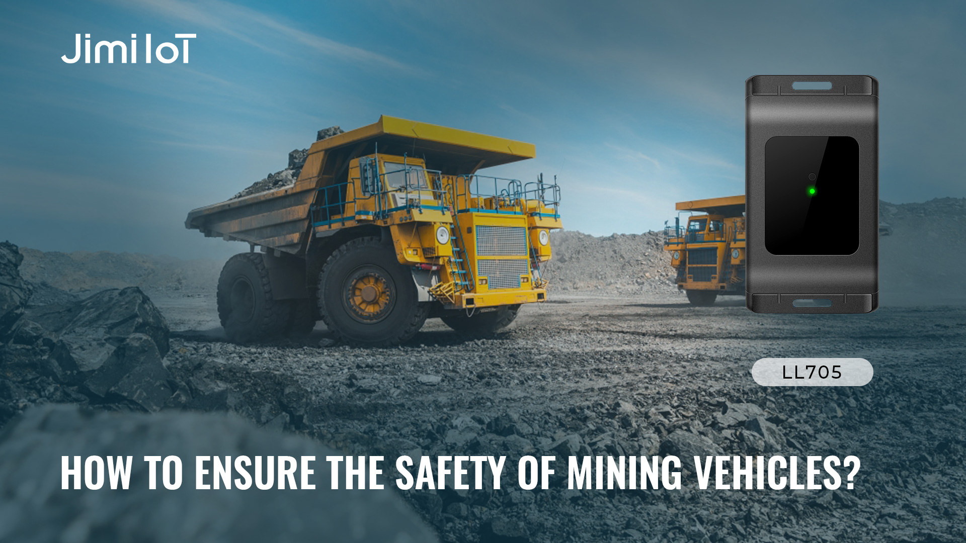 Discover how the LL705 wireless GPS tracker by JimiIoT enhances mining vehicle safety with real-time tracking, long-term battery life, and